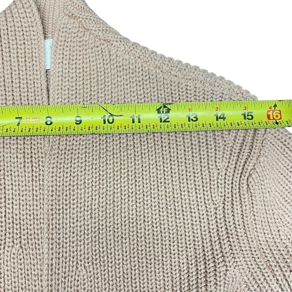 Aritzia Wilfred Darcey Cardigan Merino Wool Oversized Light Pink - Picture 8 of 13